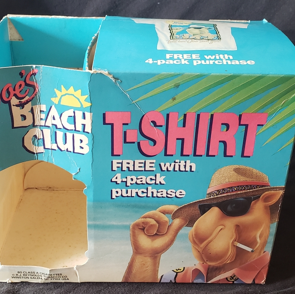 Rare, Vintage, Camel Joe's Beach Club T-shirt,